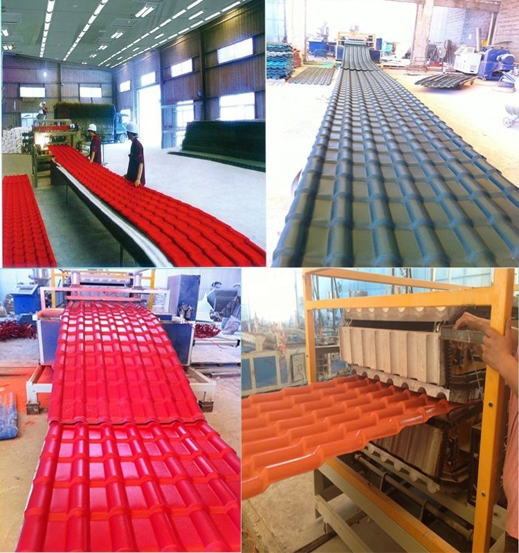 ghana roofing sheets Plastic Cover Sheet telhas de telhadoSpanish ASA Resin Roof Covering Accessory tejas plticas