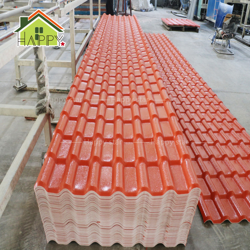 35 years life time easy install ASA coated plastic synthetic resin roof tile