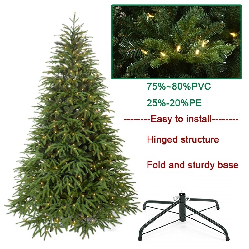 Christmas Tree with Fiber Optic Led Lights Crismas Tree Christmas Prelit Christmas Trees