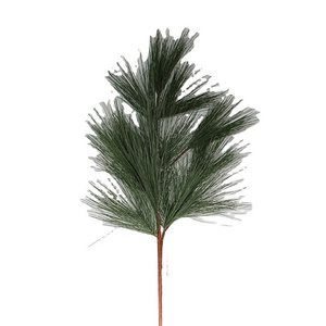 Factory customized green plant Wholesale Pine Artificial stems for Christmas and home decorations