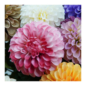 Hot Sales Guangdong Manufacturer Premium Real Touch Faux Flower Artificial Snowball Chrysanthemum Flowers