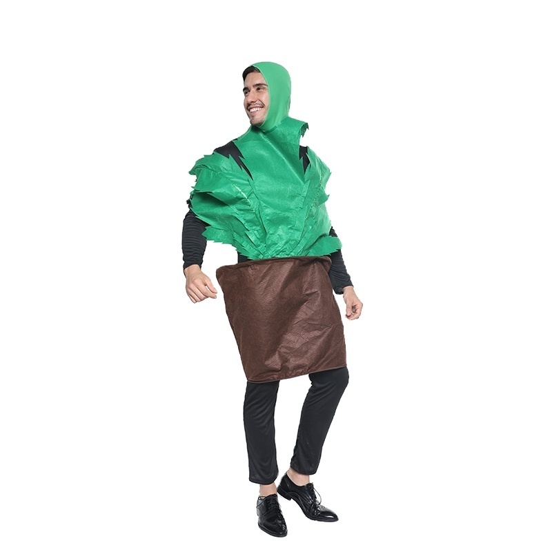 Halloween men's adult Costume man plant cosplay for carnival evening green Cactus mascot costumes for adults