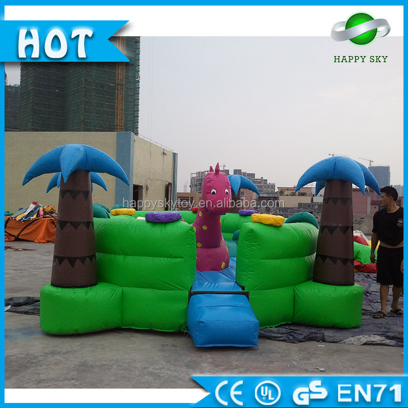 Kids inflatable theme park amusement playground, inflatable obstacle park for sale