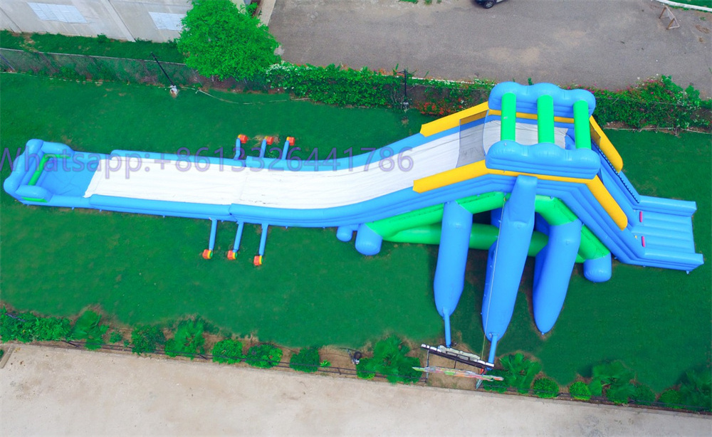 Hippo 100 Foot Inflatable Water Slide