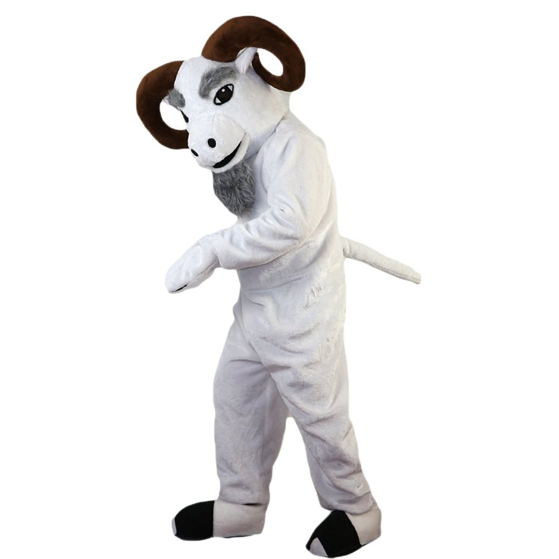 Hot Sale Popular Party Dress cute long plush goat Mascot Costume inflatable giant mascot costume