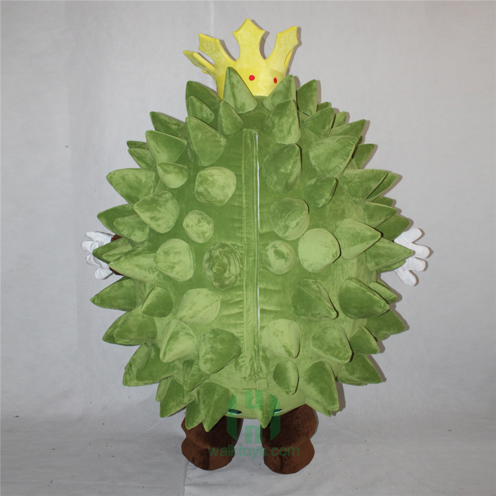 Happy Island Manufacturer Custom Inflatable Mascot Costume Fruit Funny Cosplay Costume Durian For Advertising