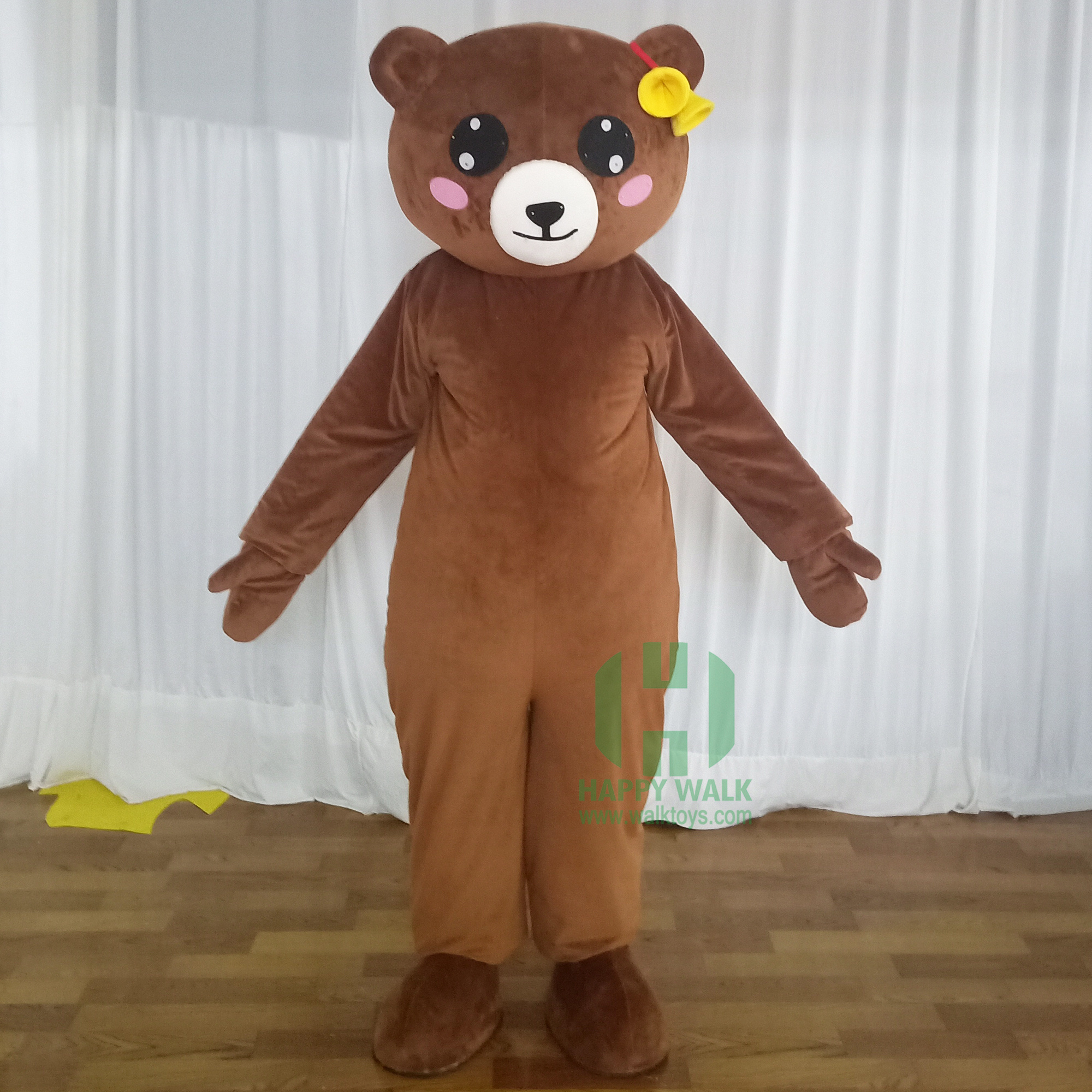 Animal Bear Custom Plush Cosplay Cartoon Mascot Party Costume For Adult