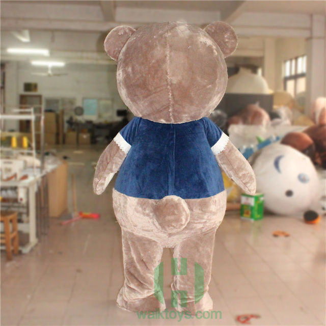 Teddy Bear Custom Costume Plush Cosplay Cartoon Mascot Party Costume For Adult