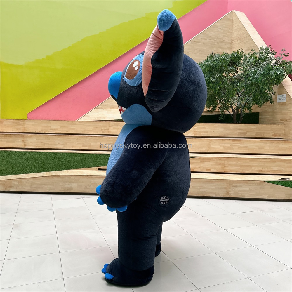 Walking animal suit adult inflatable stitch mascot costume