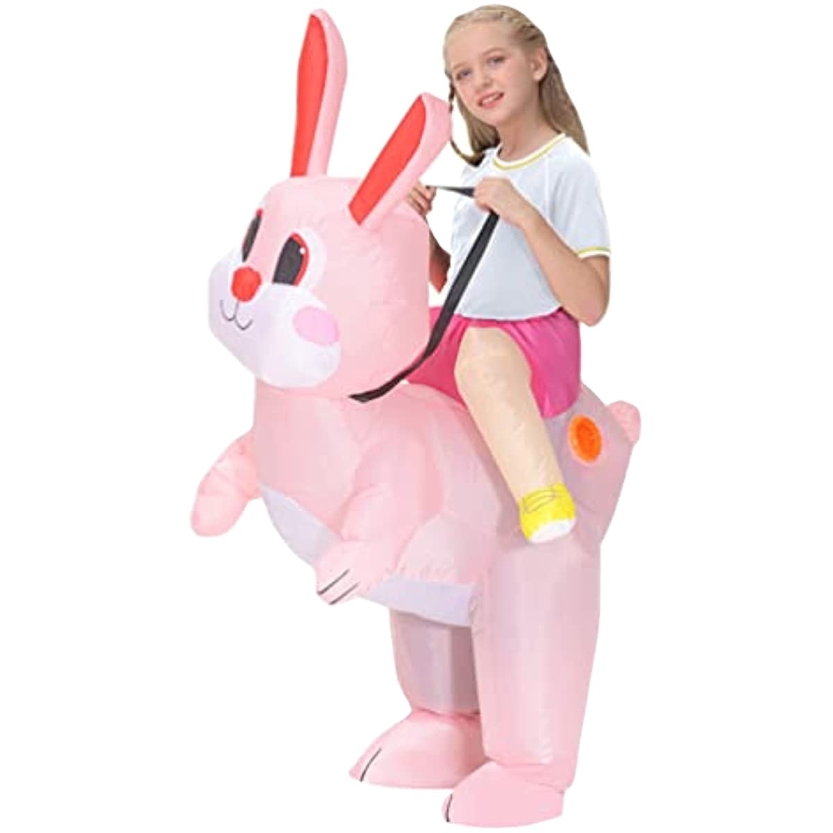 New model funny halloween blow up costume rabbit inflatable girl costume in advertising inflatables