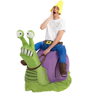 Halloween Inflatable Costume Ride On Snail Inflatable Costume