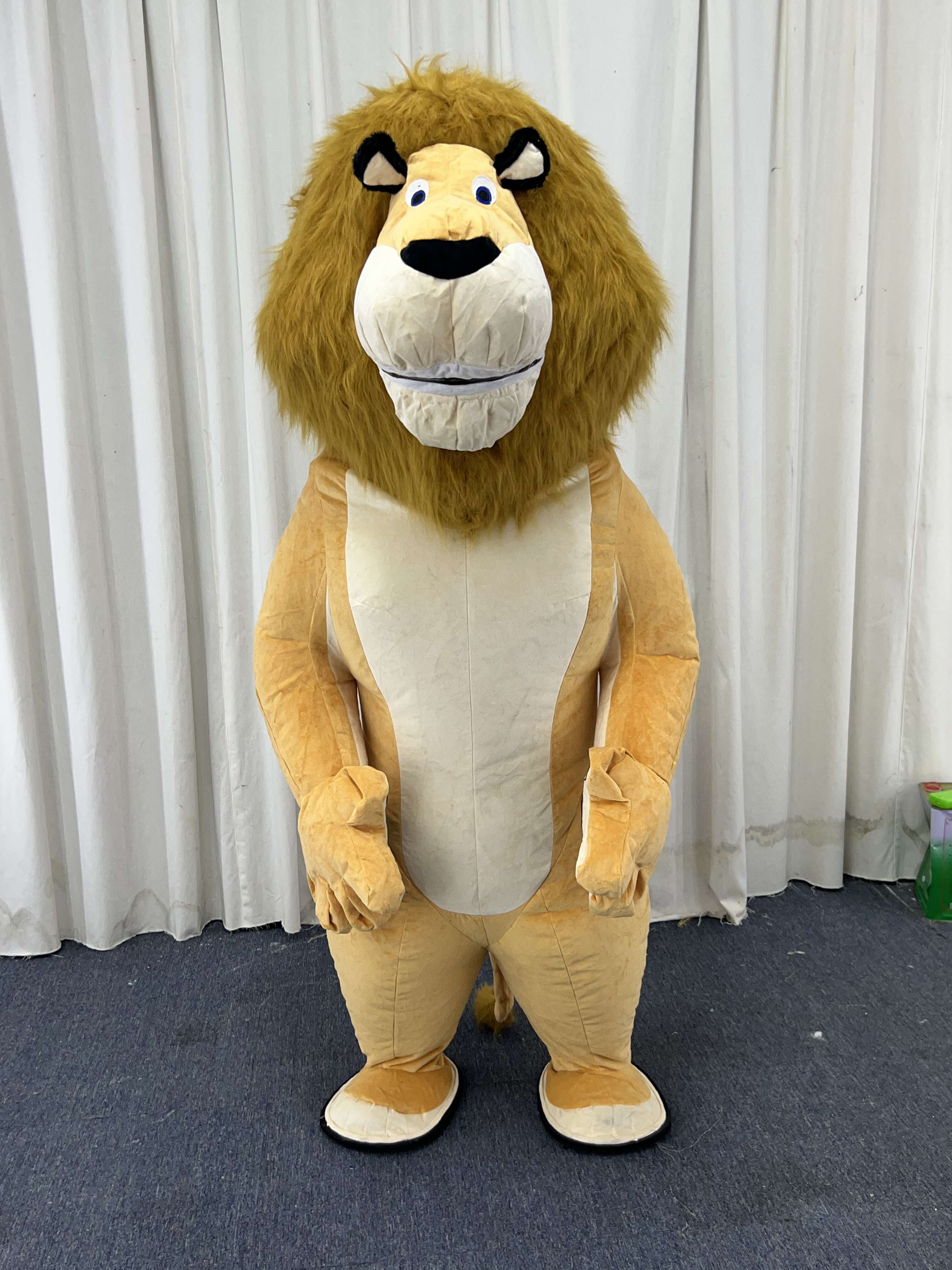 Hot Selling Easter Holiday Inflatable Chinese Lion and Dragon King Mascot Costume Adult Inflatable Animal Costumes for Parties