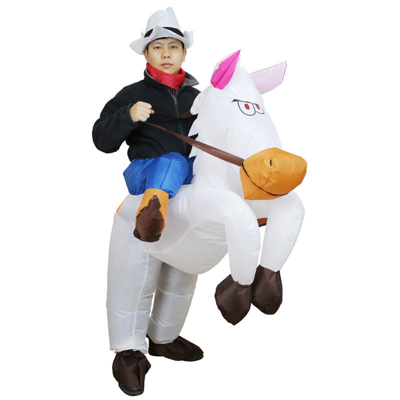 Donkey Ride on costume funny animal ride inflatable custom mascot costume ride adult size