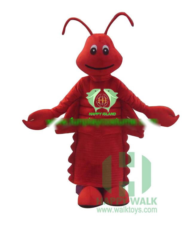 Cartoon Cosplay shrimp Giant Animal Mascot-Costume -custom mascot costume for adult with low moq