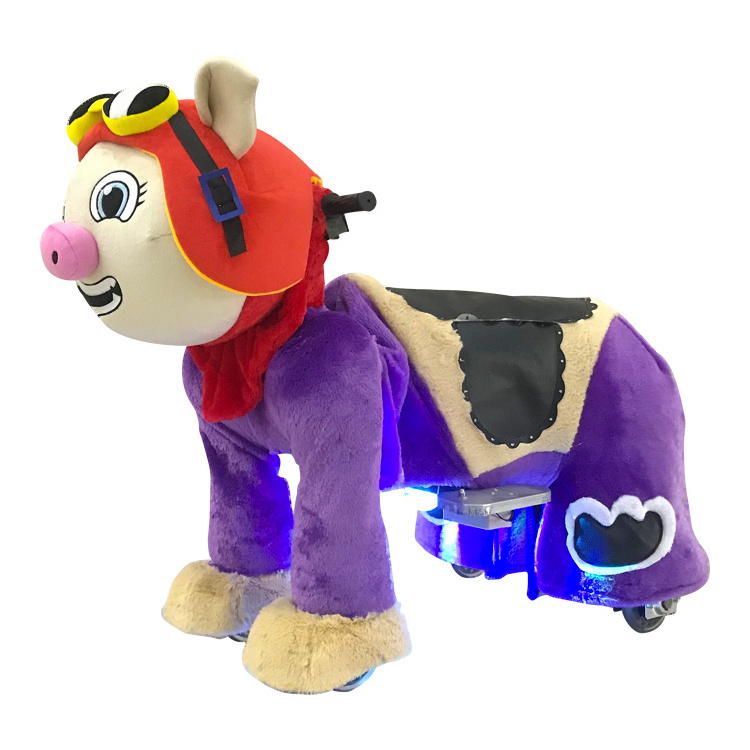 Walking Ride On Mall Electric Walking Horse Toy Zippy Toy Rides Electric Animals For Kids