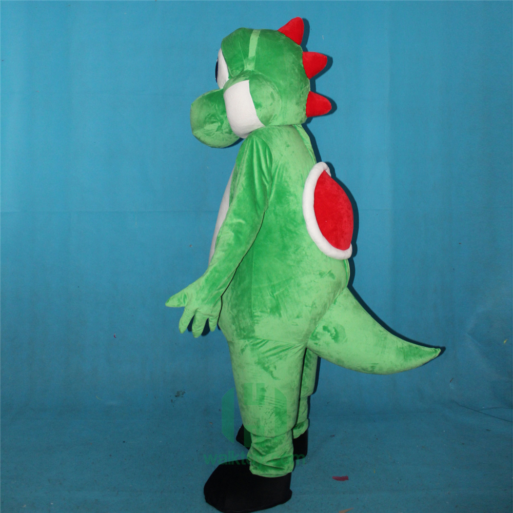 green dinosaur Yoshi green dragon mascot costume for adults Halloween carnival party event