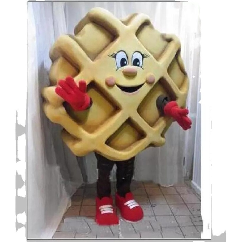 2M custom inflatable waffle mascot costume cosplay adult costume for sale