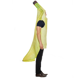 Halloween carnival party adult woman and men costumes funny banana costume mascot for show