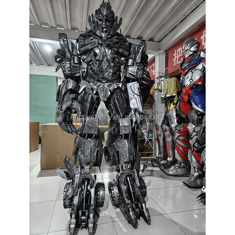 New Arrive EVA High Quality Hot Sale Attractive Realistic Yellow Robot Costume Performance Cosplay Robot Led Costume