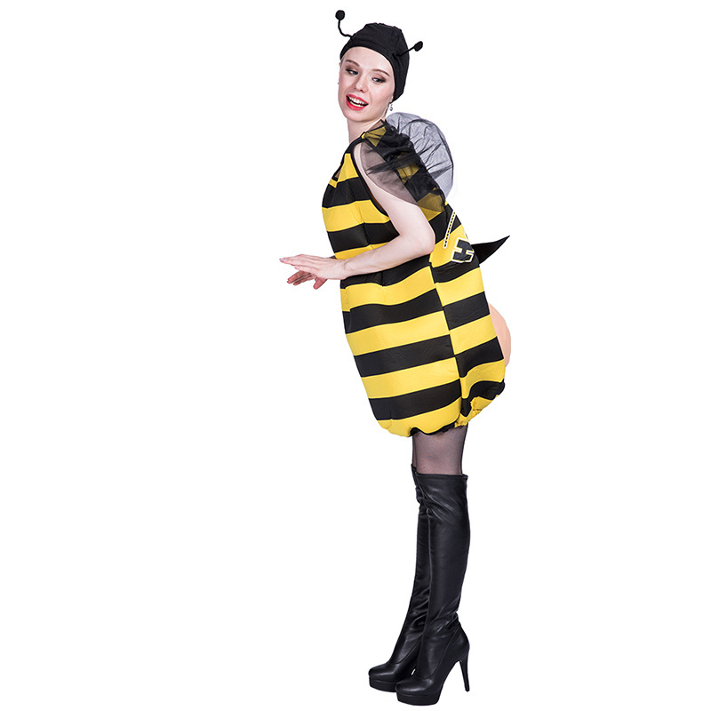 Low price Halloween Carnival party funny costume adult sexy queen bee costume mascot for women