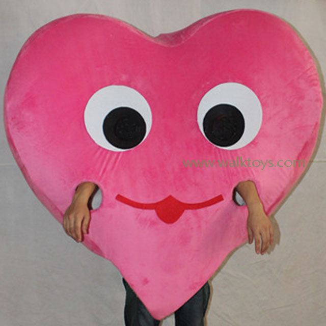 madagascar mort stuffed toy pink heart mascot costume custom plush toy custom mascot