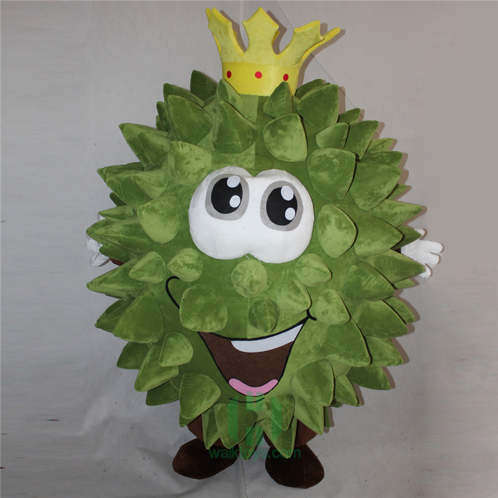 Happy Island Manufacturer Custom Inflatable Mascot Costume Fruit Funny Cosplay Costume Durian For Advertising