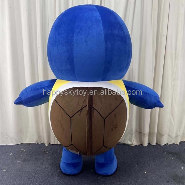 Turtle Inflatable Mascot Costume Cartoon Character Cosplay Turtle Mascot Costume For Adults