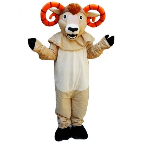 Hot Sale Popular Party Dress cute long plush goat Mascot Costume inflatable giant mascot costume