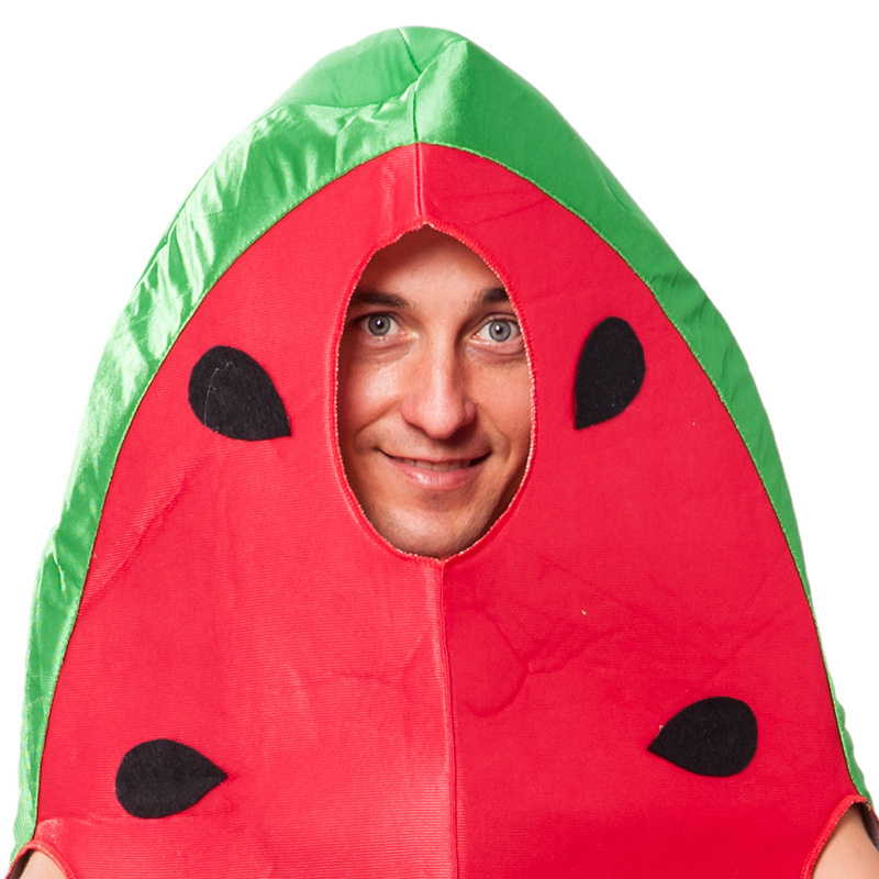 Hot Seller Unisex Carnival Party Fancy Dress Funny Adult Food Fruit Watermelon Mascot Costume for Men and Women