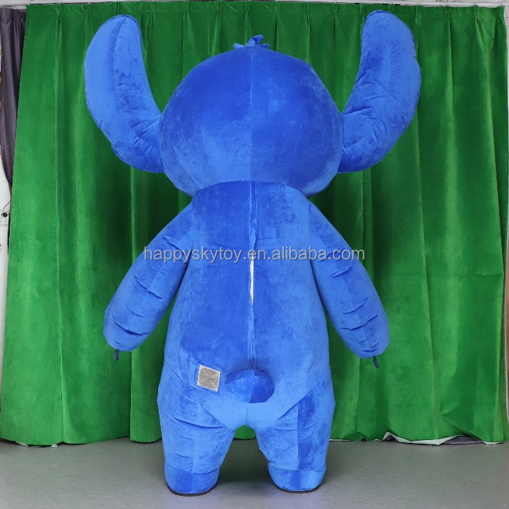 Custom Stitch Cosplay Inflatable Mascot Costume for Fancy Dress Carnival Theme Mascotte