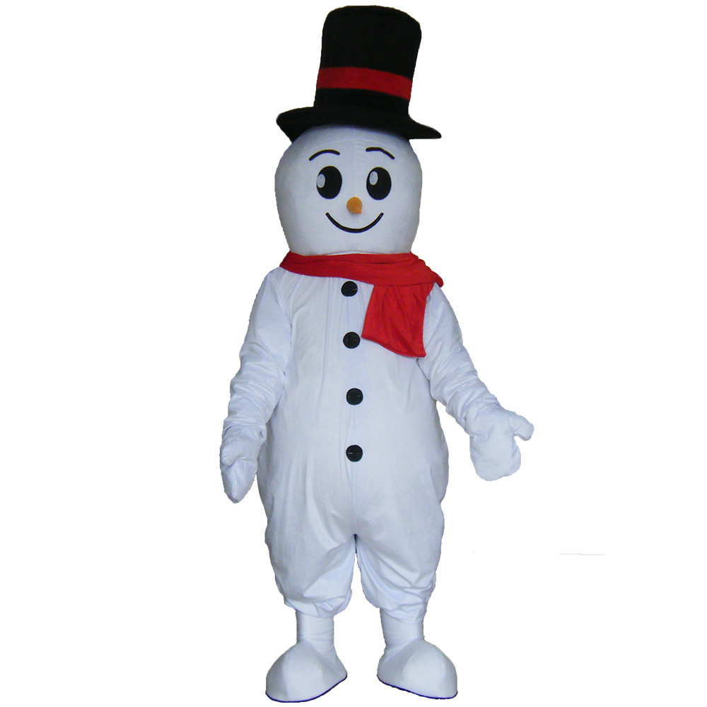 Funny Custom Fat Snowman Mascot Costumes Christmas Party Cosplay Halloween Costumes