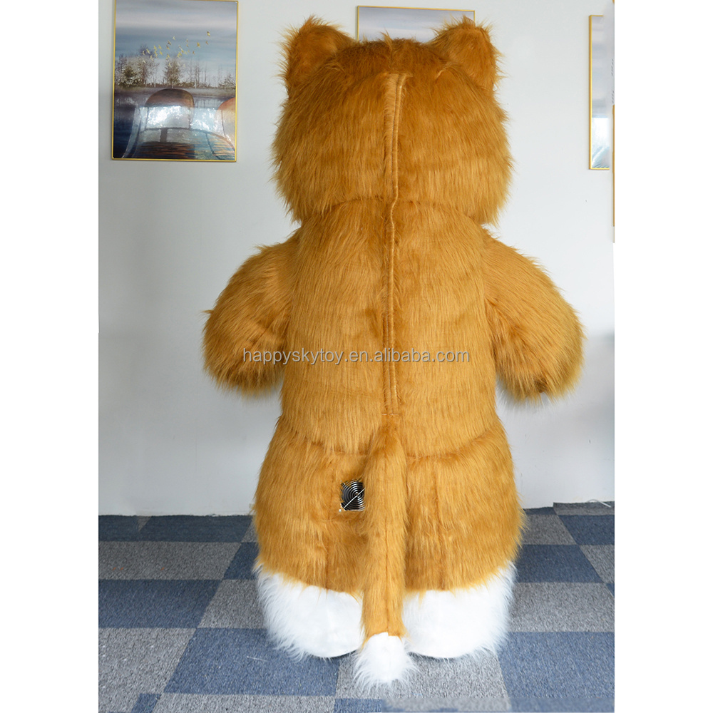 2m 2.6m Adult Halloween Cosplay Costumes Blow Up Cuty Role Play Cat Inflatable Mascot Costume