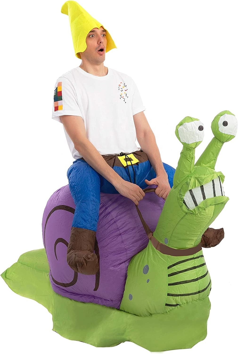 Halloween Inflatable Costume Ride On Snail Inflatable Costume