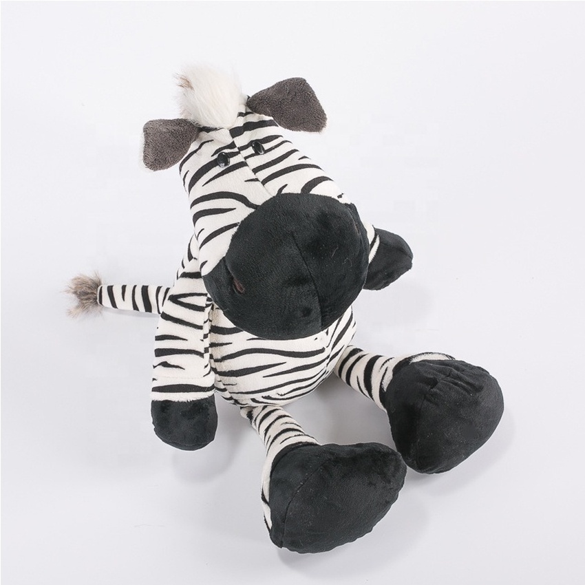 New 25cm Zebra Doll Fierce Jungle Brothers Plush Toys Christmas Gift For Children Birthday  Presents