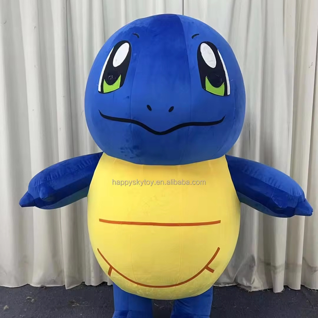 Turtle Inflatable Mascot Costume Cartoon Character Cosplay Turtle Mascot Costume For Adults