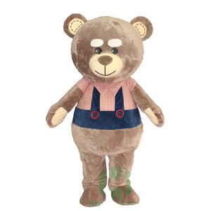 Teddy Bear Custom Costume Plush Cosplay Cartoon Mascot Party Costume For Adult