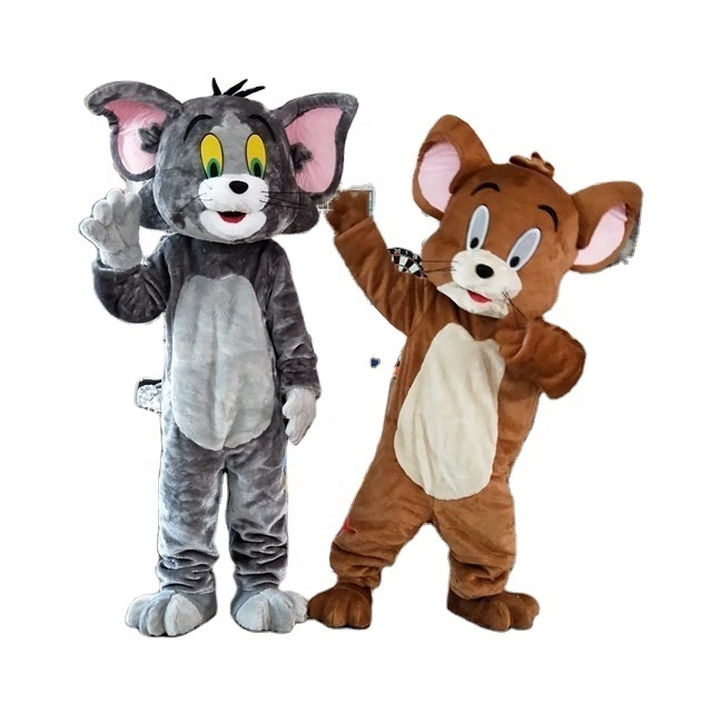 character cartoon plush adult Tom and Jerry mascot costumes