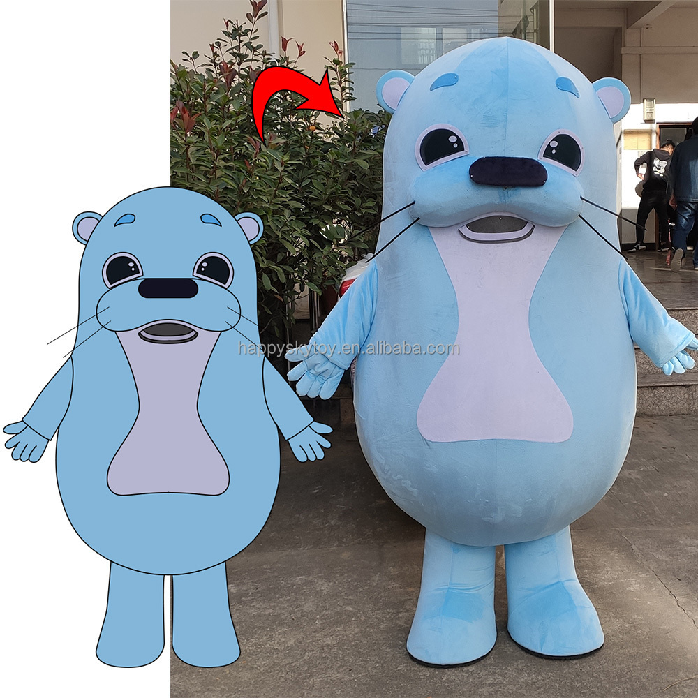 Happy Island Ocean Park Advertising Sea Lions Animal Mascot Costume