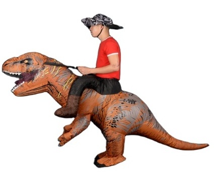 Halloween cosplay party adult walking dinosaur holiday party giant inflatable costume