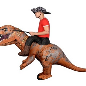 Halloween cosplay party adult walking dinosaur holiday party giant inflatable costume