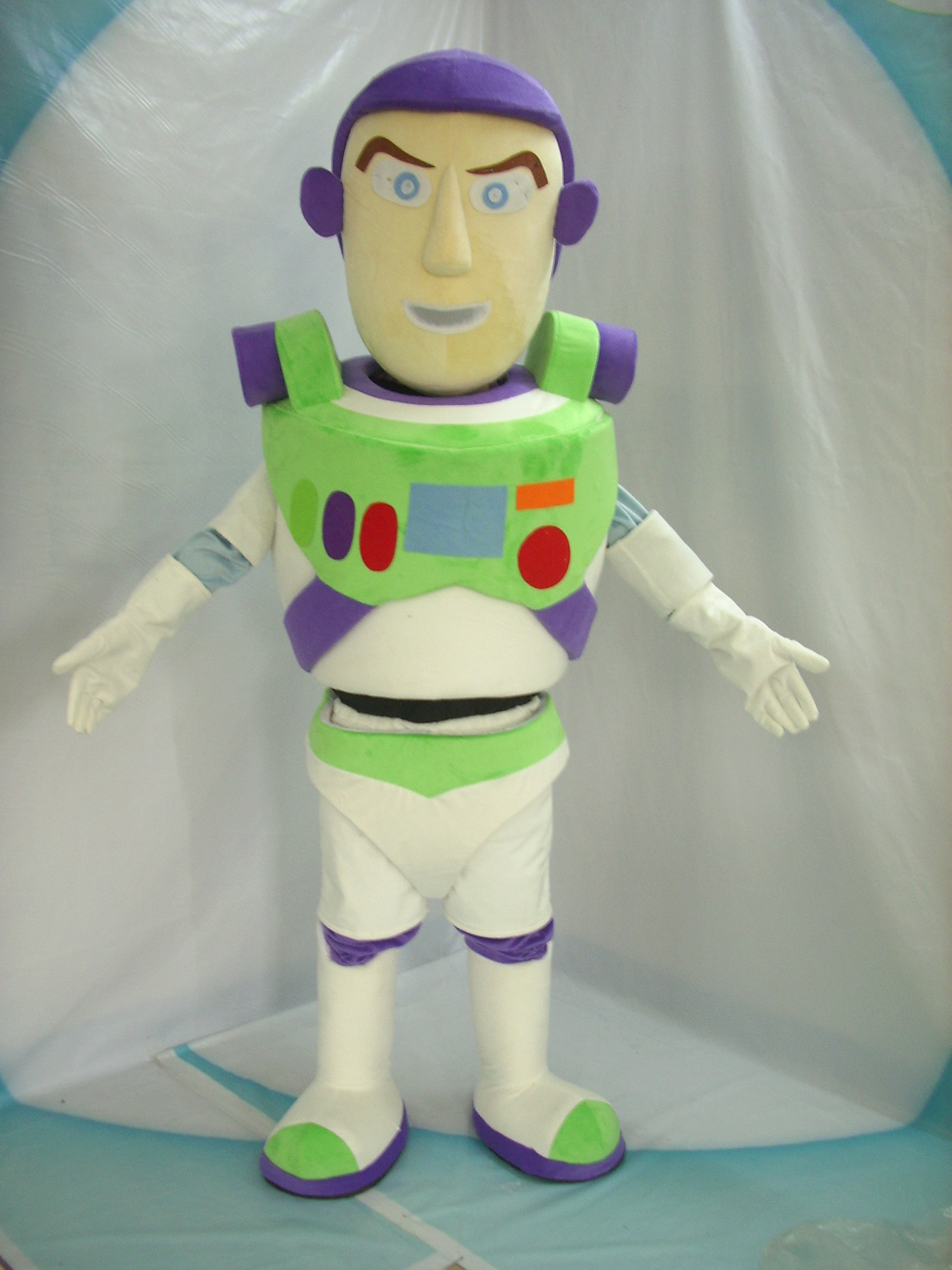 Factory supplier CE buzz light year character cartoon cosplay woody mascot costume for adult