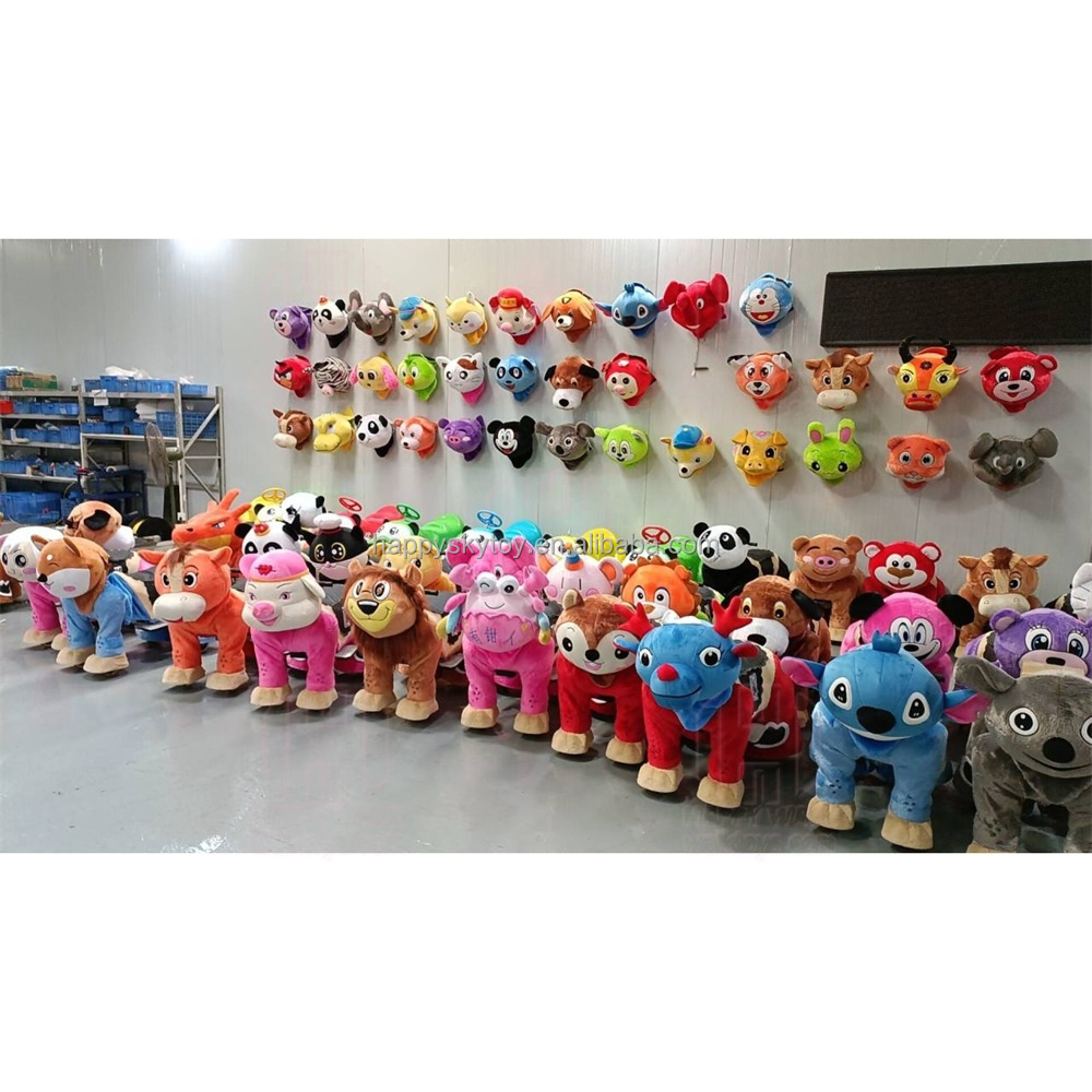 happy rides on animal walking electric animal rides coin operated car ride on animals in shopping mall