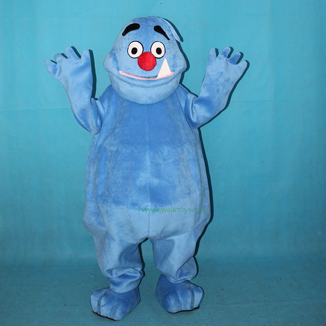 madagascar mort stuffed toy blue mascot costume custom animal plush toy custom mascot