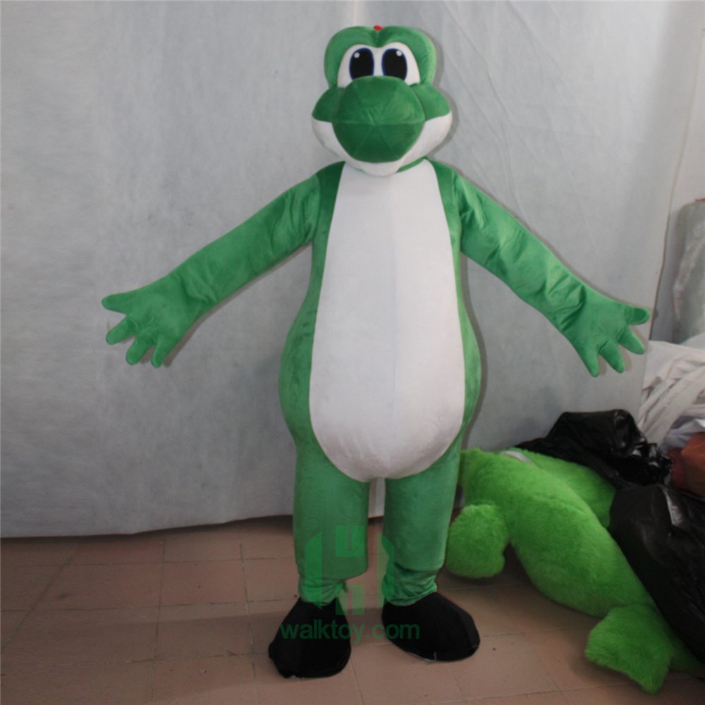 green dinosaur Yoshi green dragon mascot costume for adults Halloween carnival party event