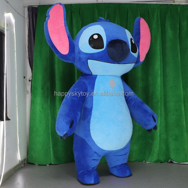 Custom Stitch Cosplay Inflatable Mascot Costume for Fancy Dress Carnival Theme Mascotte