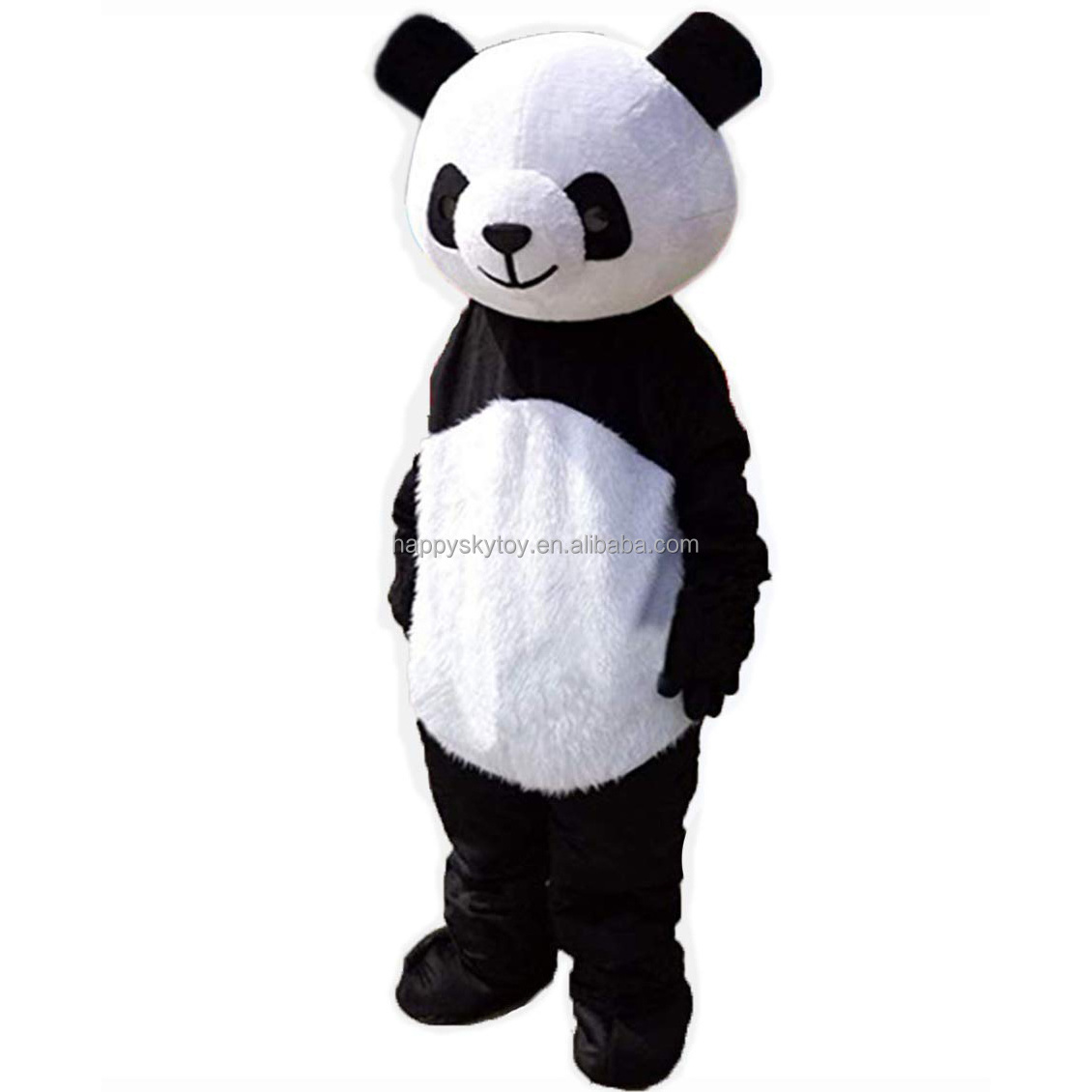 Good Quality Fashion Cheap Plush Soft Stuffed Animal Mascot Costume For Sale MOQ 1 Adult Cute Fat Fur Panda Mascot Costume