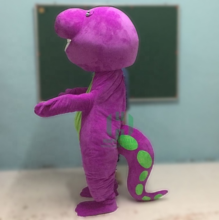 Factory price barney mascot costume for adults