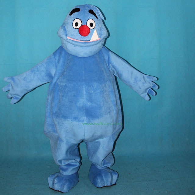 madagascar mort stuffed toy blue mascot costume custom animal plush toy custom mascot