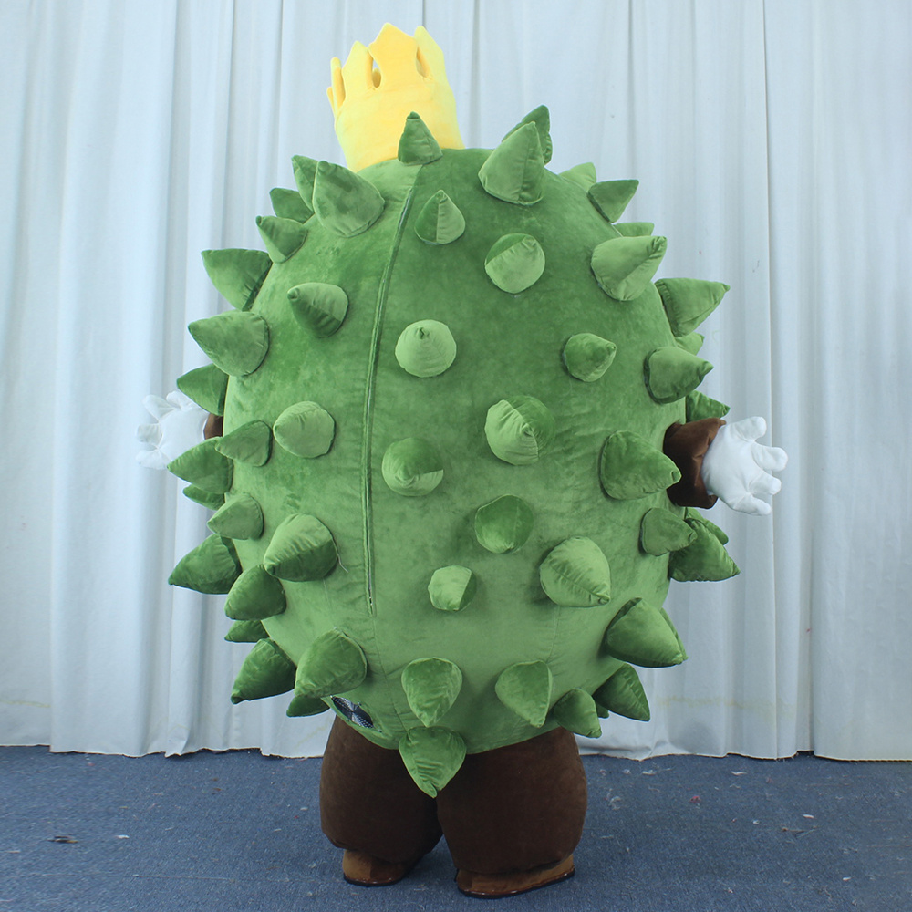 China Hot Sale Animal Giant Inflatable Durian Mascot Costume Cosplay Mascot Costume For Party for Adults