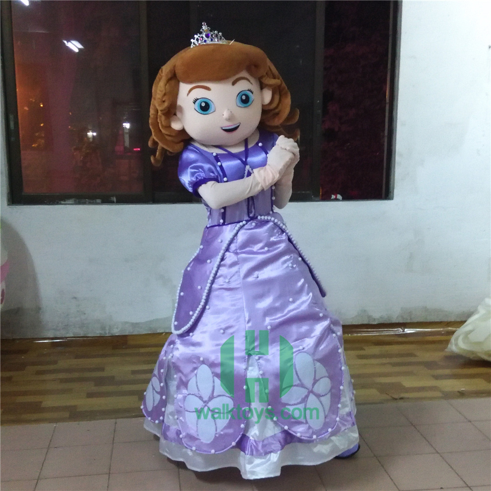 Good quality cartoon character princess mascot costumes for adults